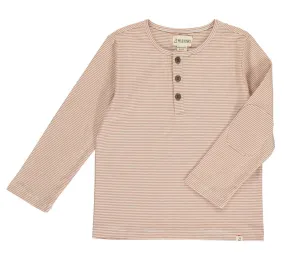 Adams Henley - Pumpkin/White Stripe