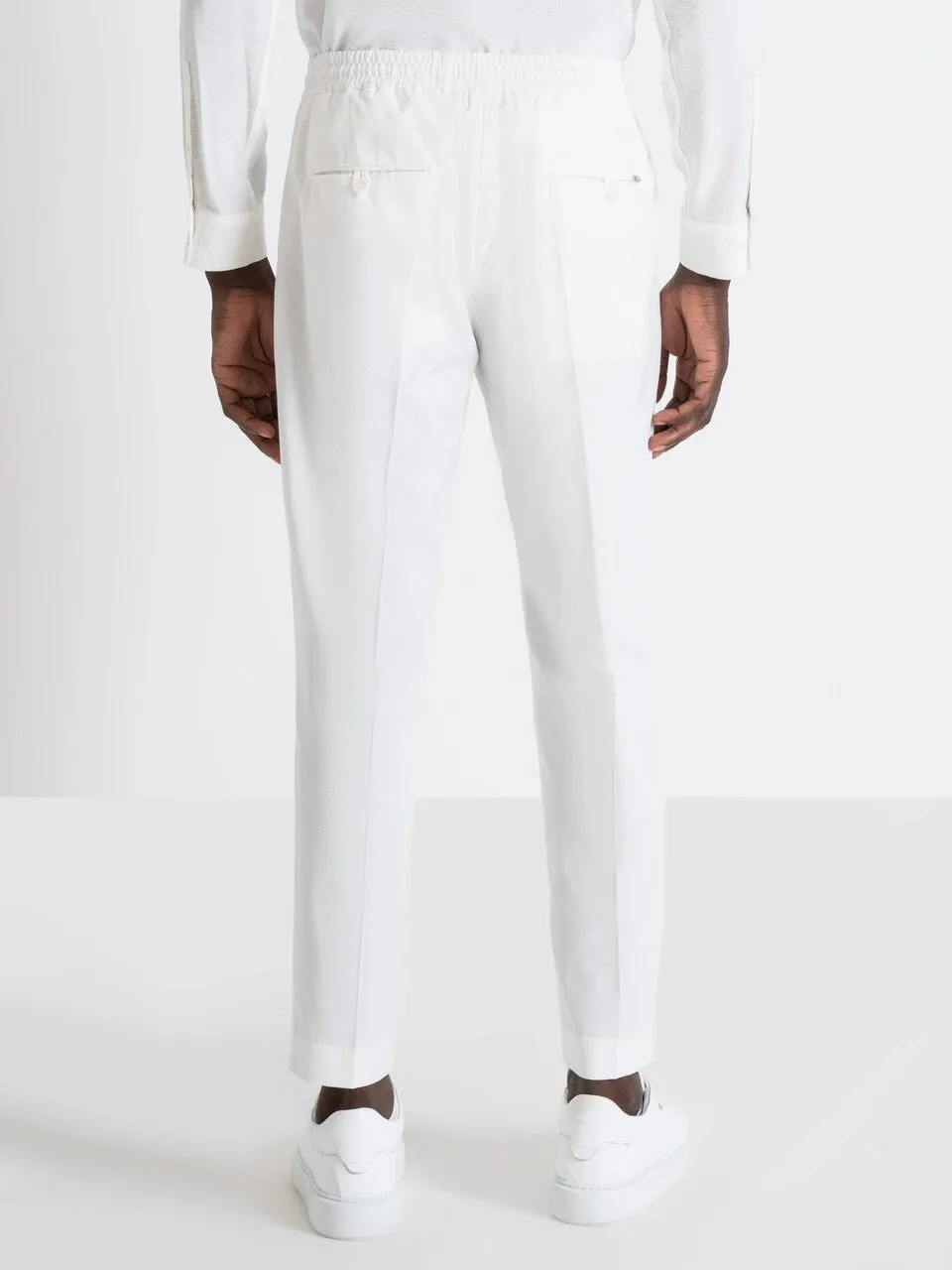 Antony Morato boys' trousers carrot fit in in twill cotton