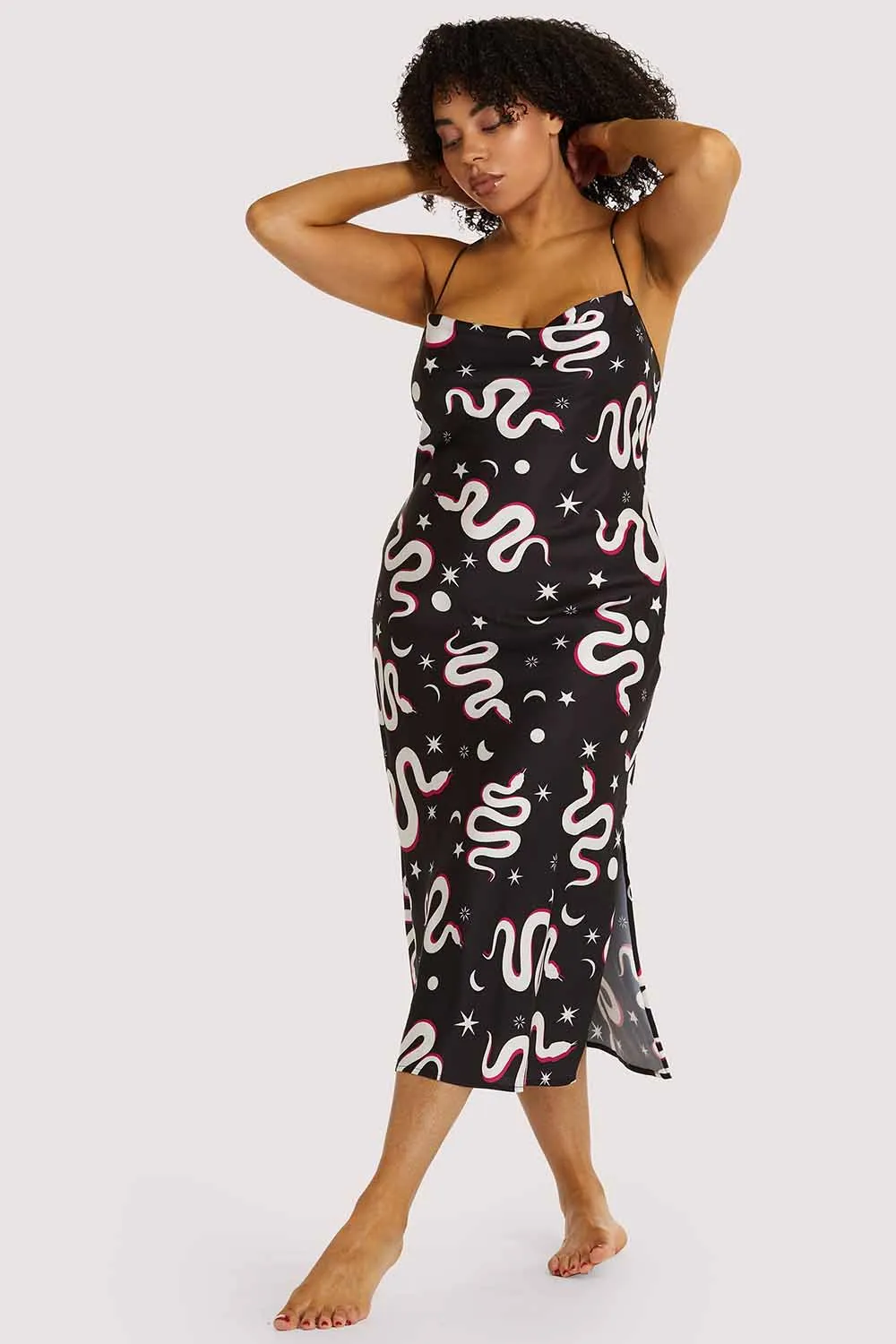 Black Moon Snake Dress