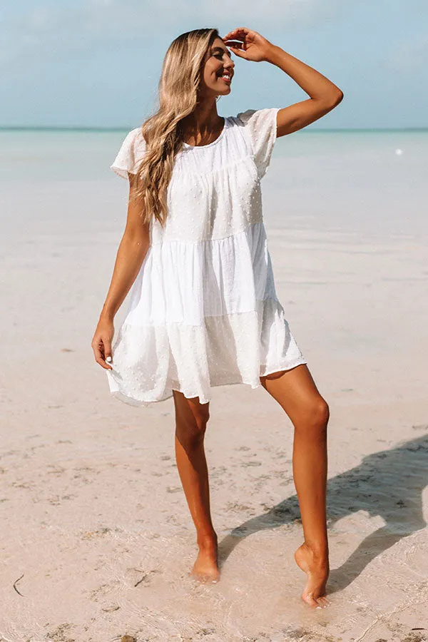 Cosmos And Kisses Tiered Shift Dress