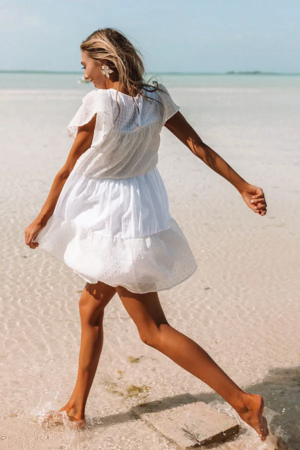 Cosmos And Kisses Tiered Shift Dress