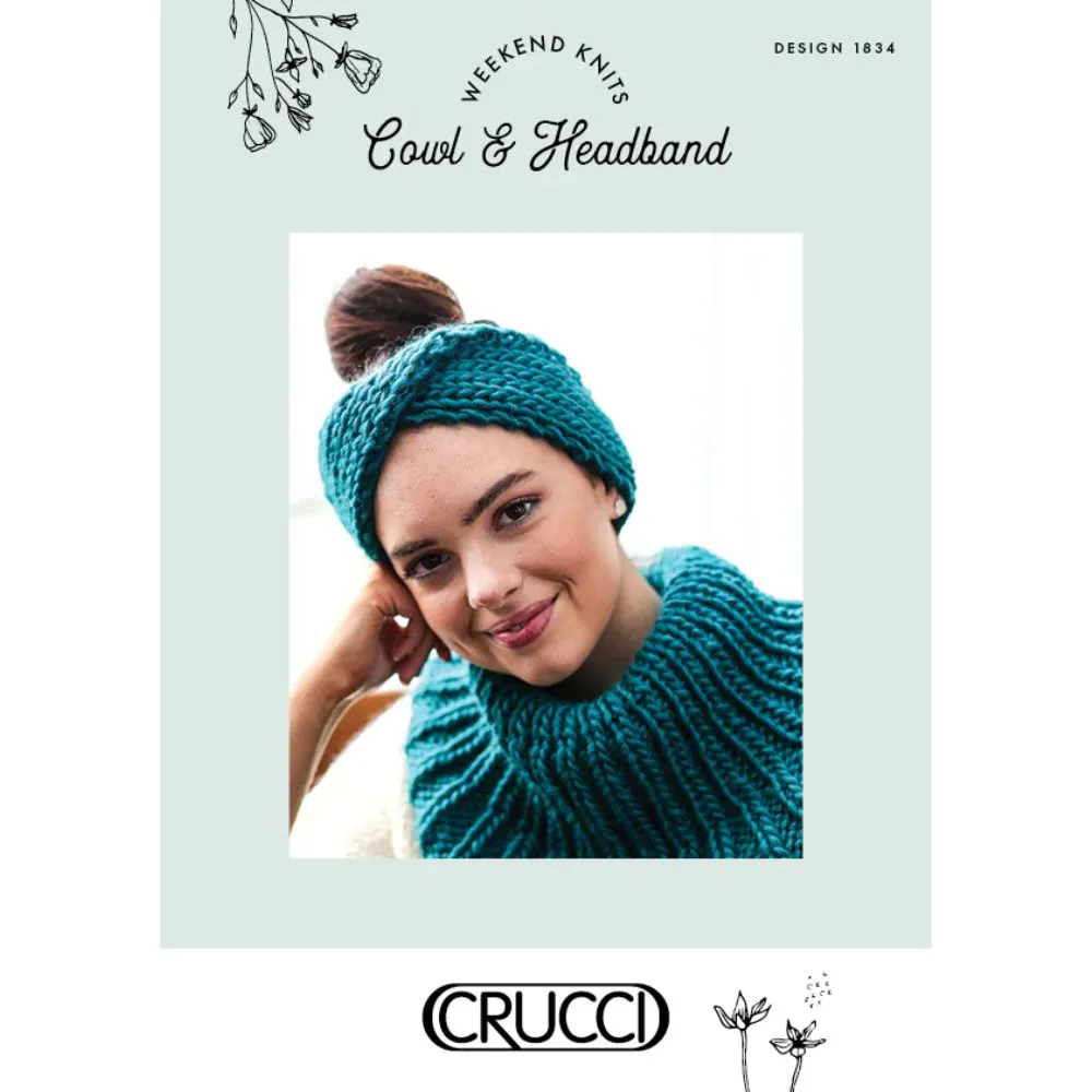 Cowl & Headband Knitting Pattern (1834)