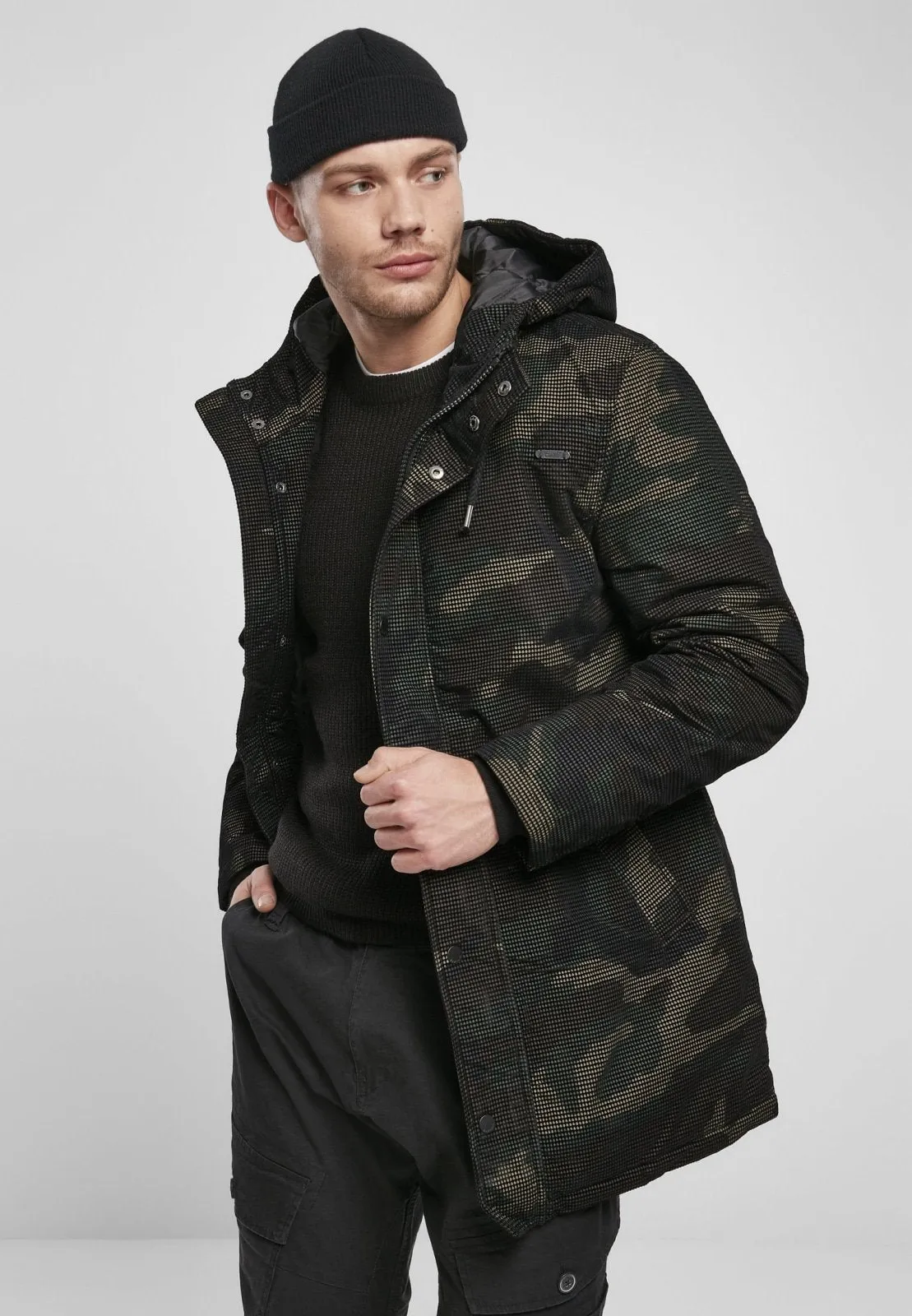 Grid-Camo Parka