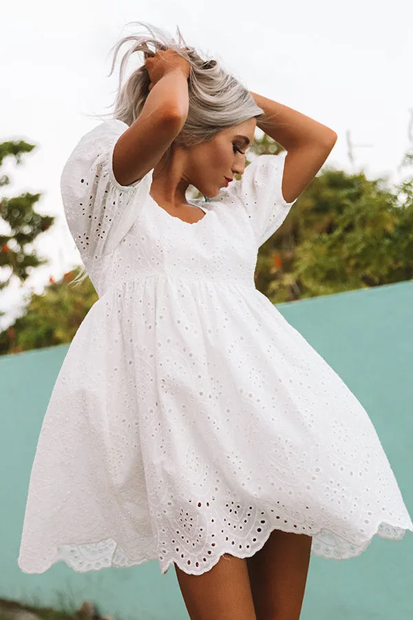 Half Moon Bay Eyelet Babydoll Romper