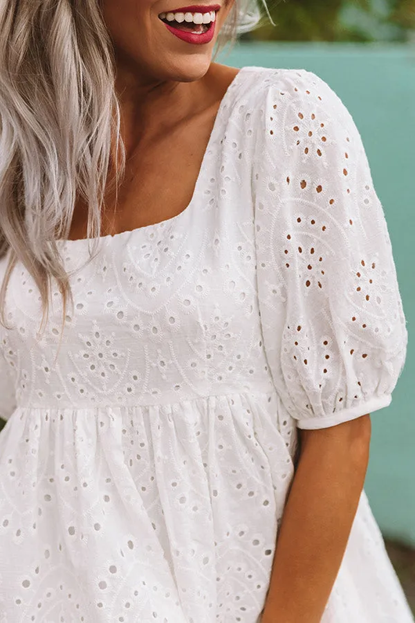 Half Moon Bay Eyelet Babydoll Romper
