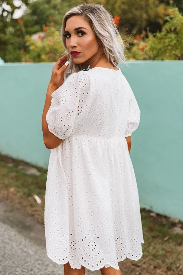 Half Moon Bay Eyelet Babydoll Romper