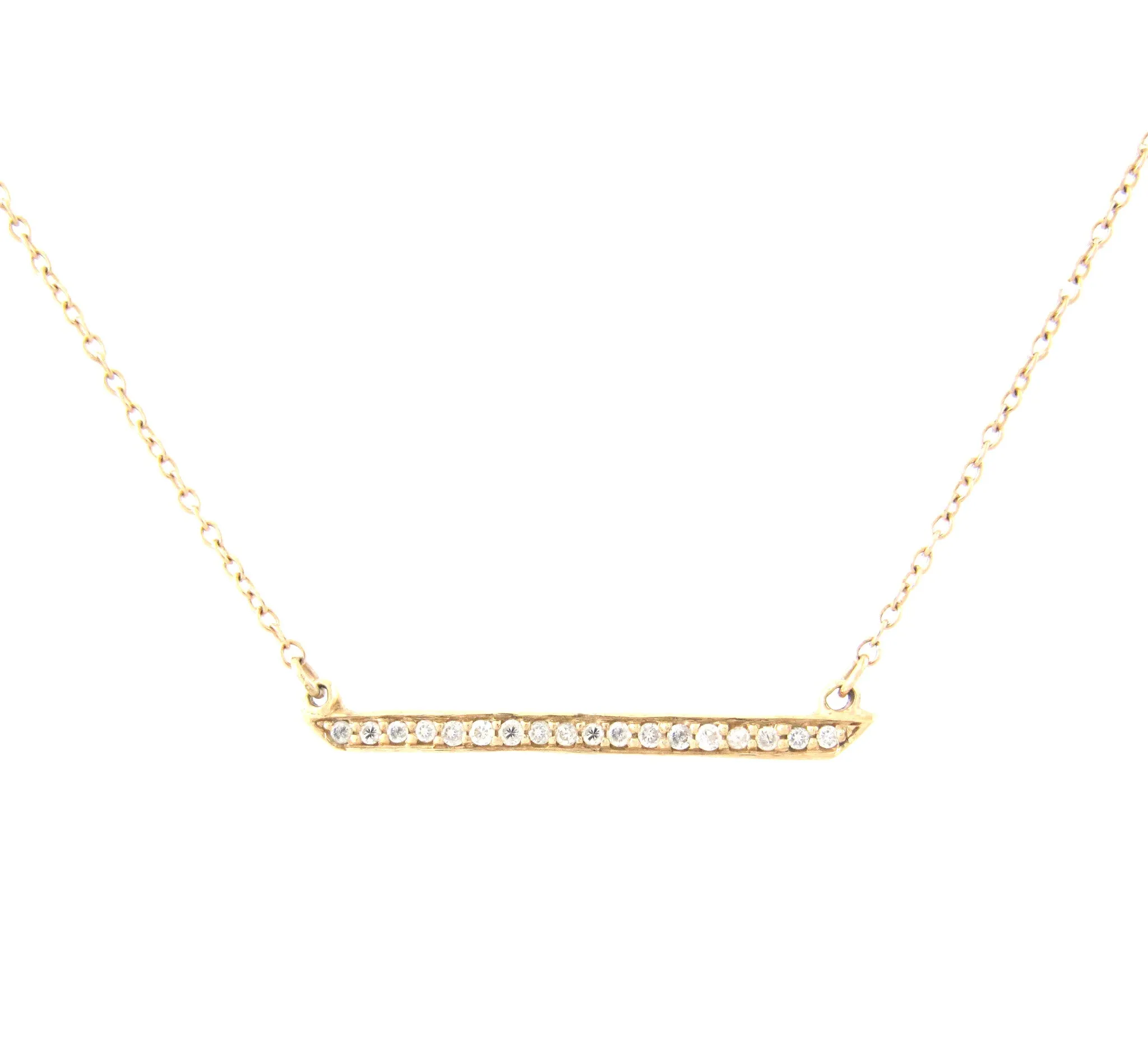 Horizon White Diamond Necklace