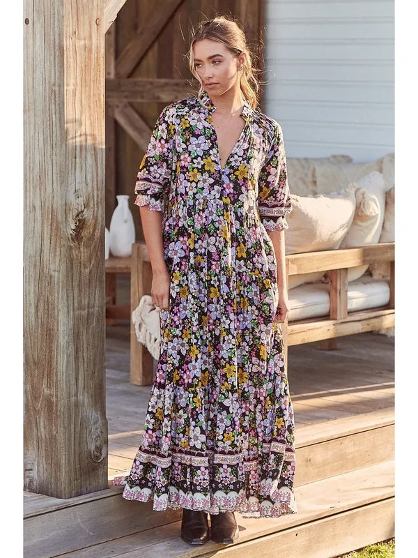JAASE Firefly Print Tillie Maxi Dress