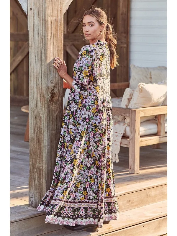 JAASE Firefly Print Tillie Maxi Dress