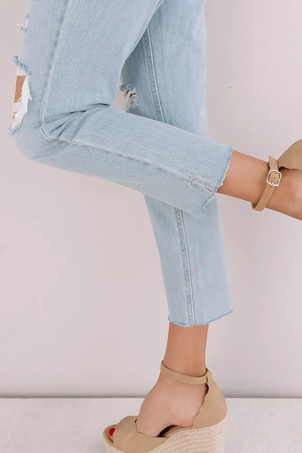 KanCan The Charlie High Waist Distressed Mom Jean