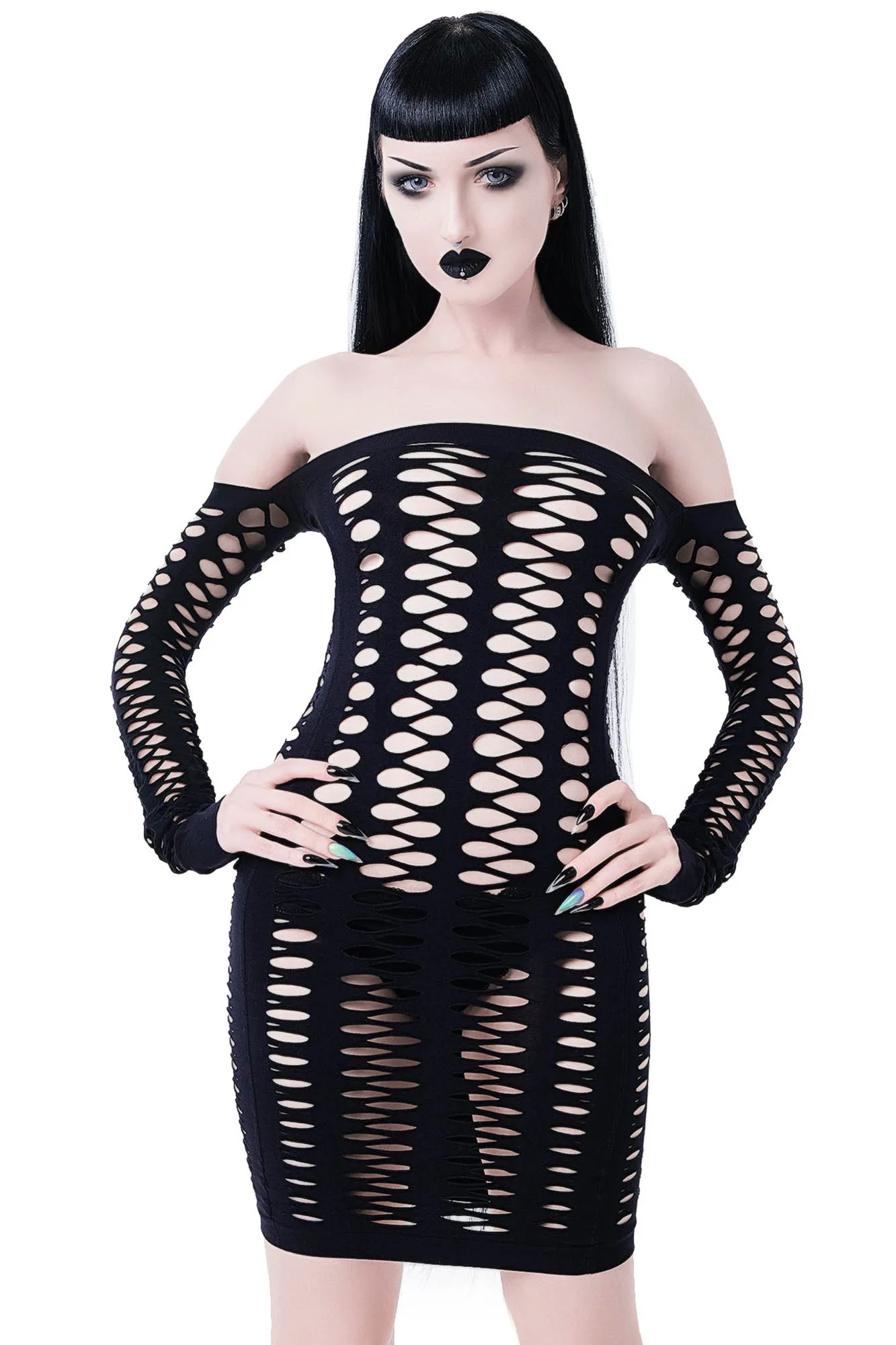 Lizzy Fishnet Dress