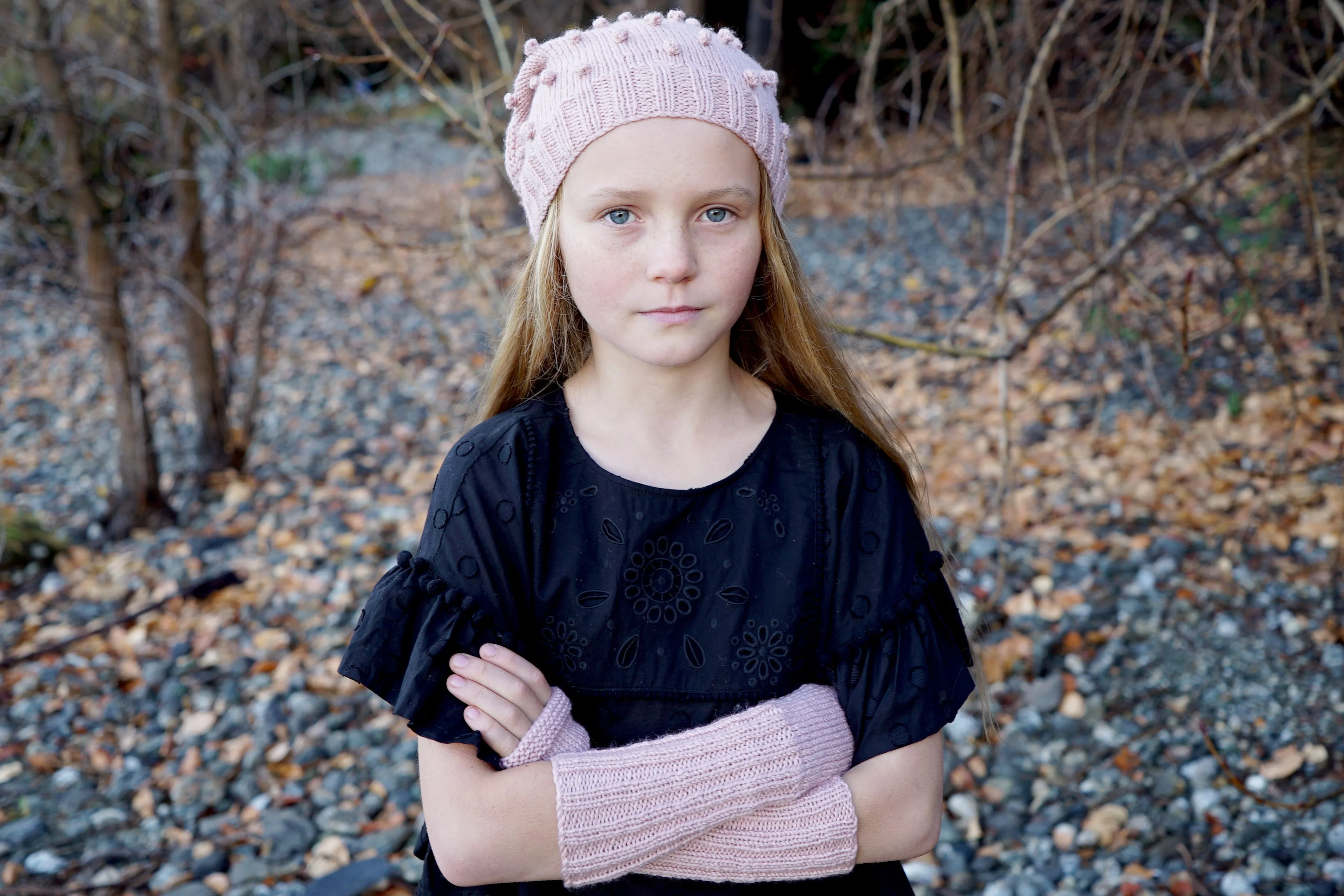 Lucille Hat and Mitts