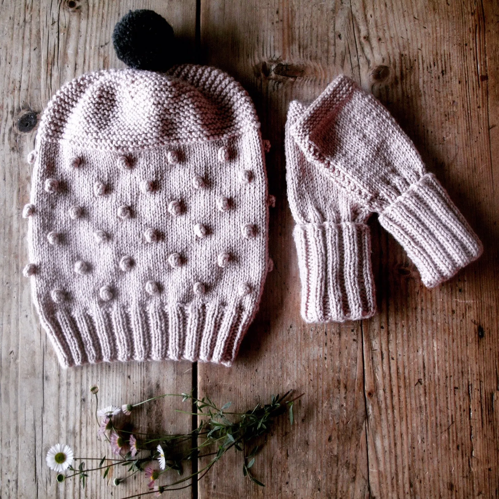 Lucille Hat and Mitts
