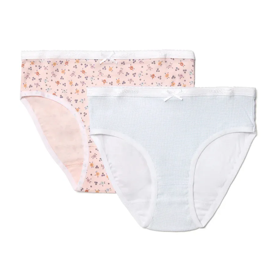 Marquise 2Pk Underwear Geo Floral