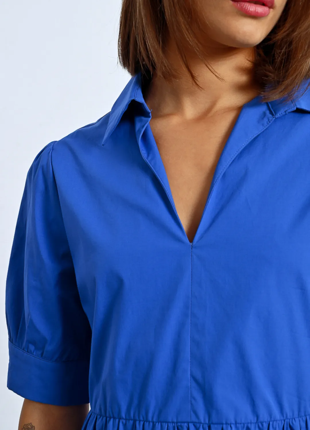 Molly Bracken - Blue Ruffle Dress