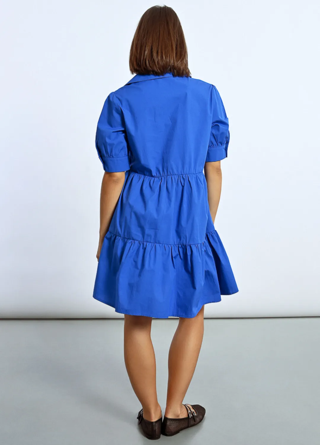 Molly Bracken - Blue Ruffle Dress