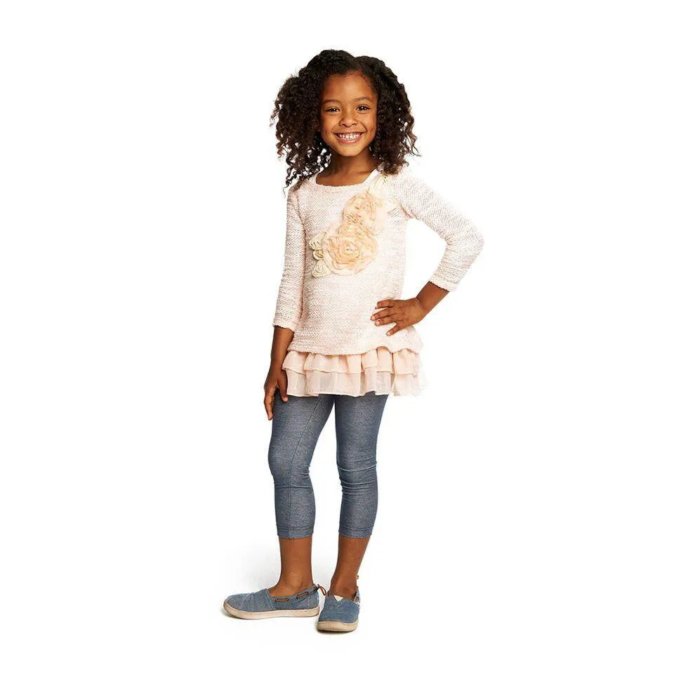 Nini Peach Sweater Set