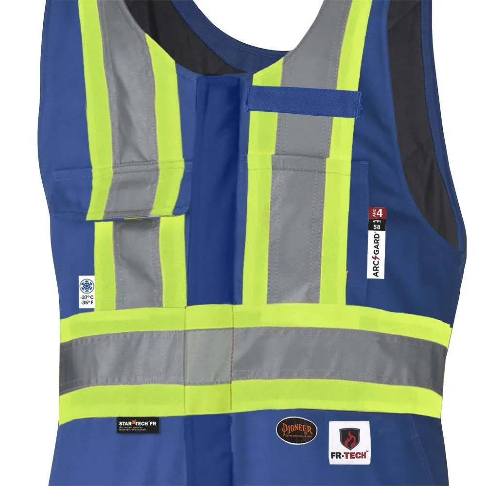 Overalls - Pioneer Hi-Viz Flame Resistant Quilted Cotton Safety Overall, 5524A / 5534A
