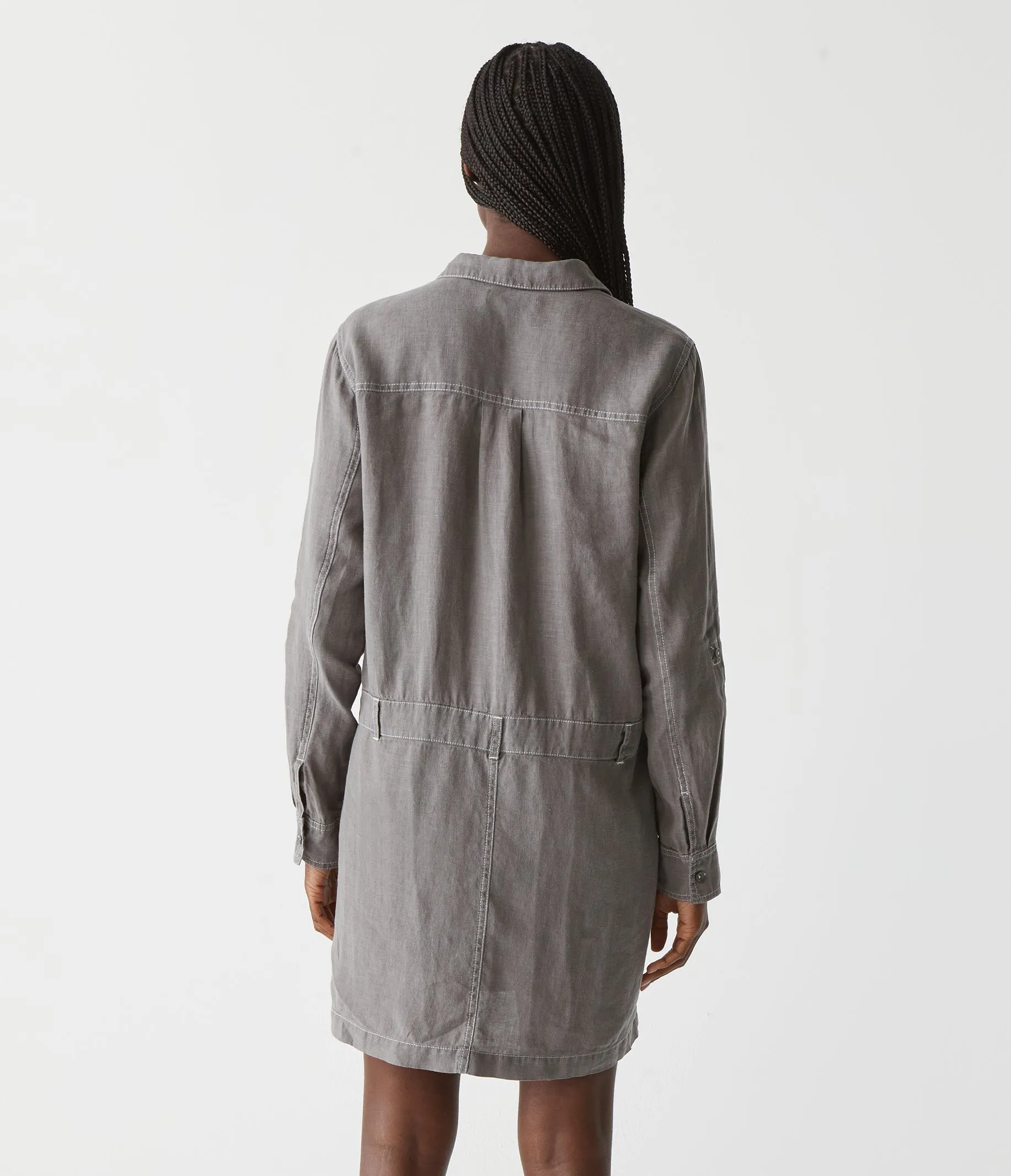 Pilar Linen Shirt Dress