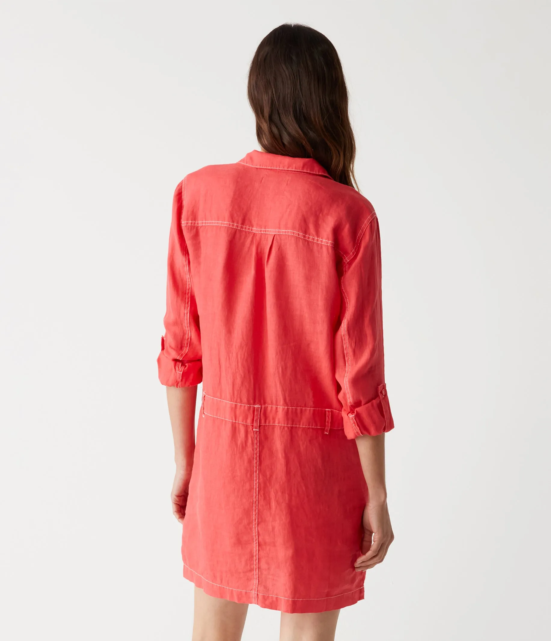 Pilar Linen Shirt Dress