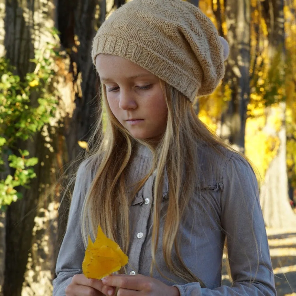 Polka Dot Slouch Knitting Pattern - 8Ply (LC35)