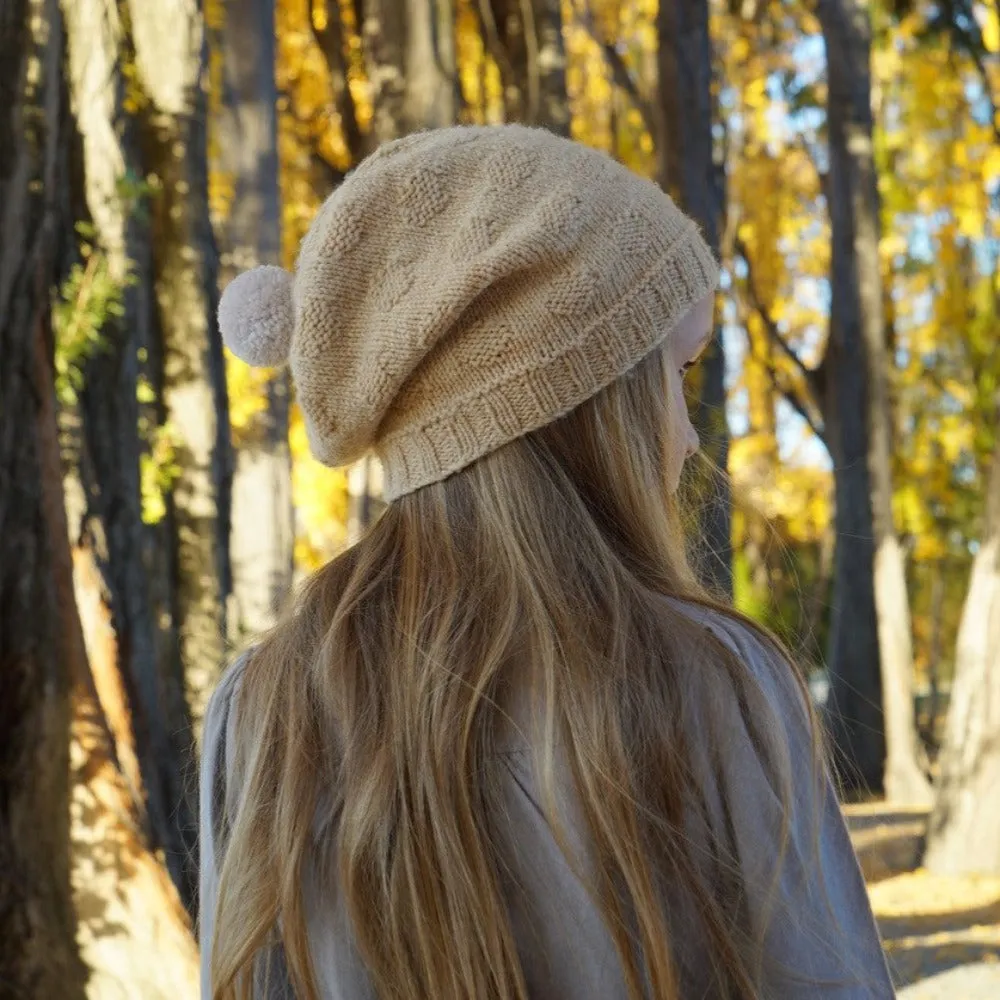 Polka Dot Slouch Knitting Pattern - 8Ply (LC35)