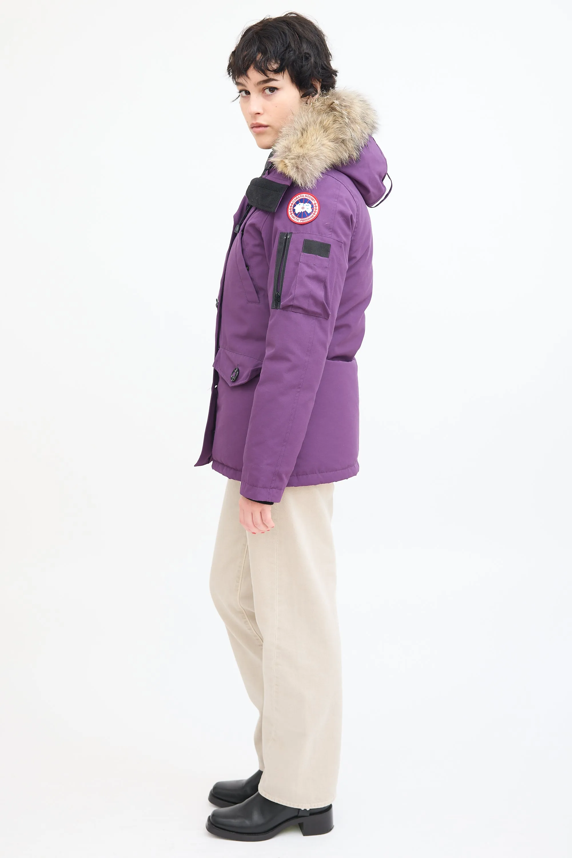 Purple Montebello Heritage Down Parka