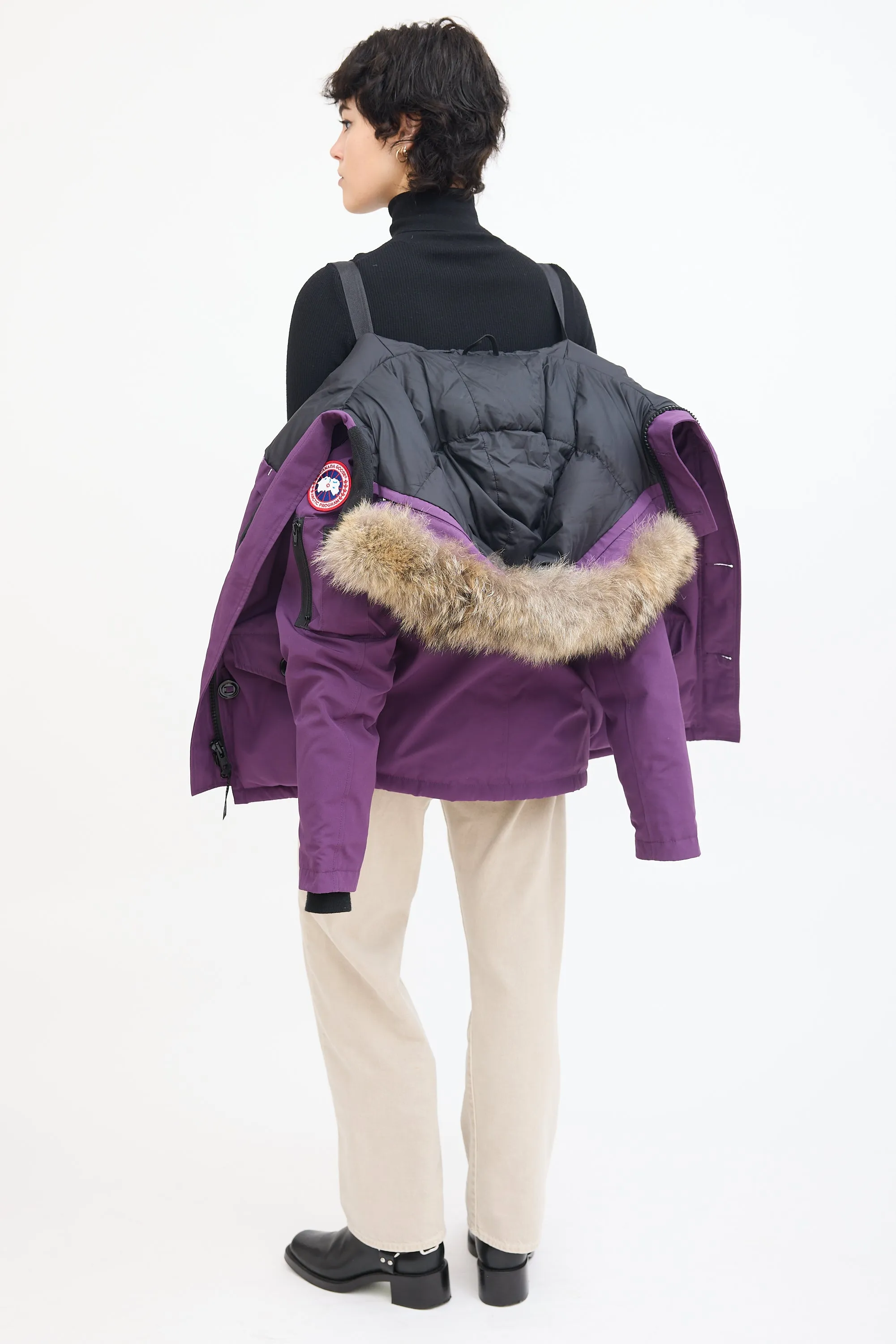 Purple Montebello Heritage Down Parka