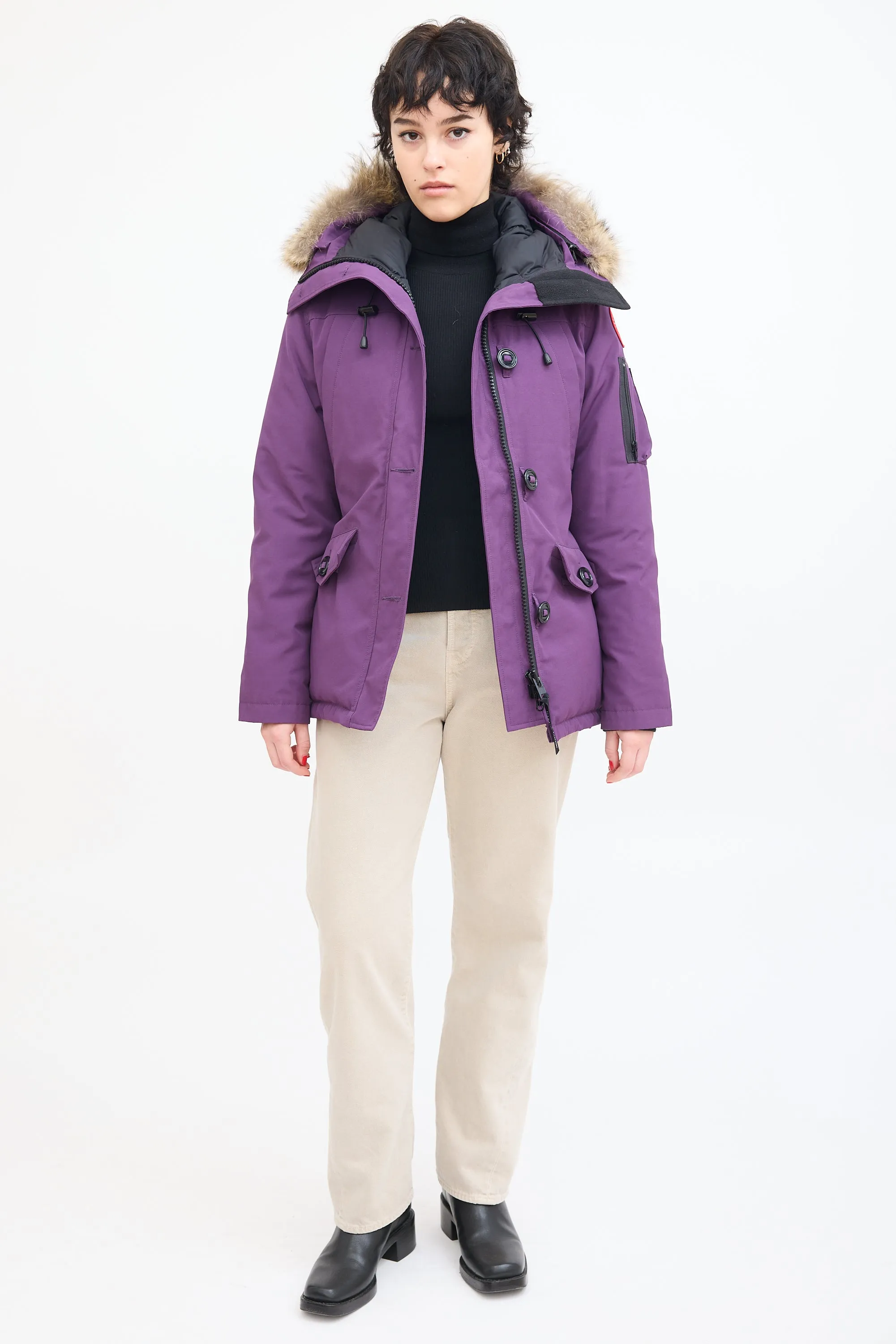 Purple Montebello Heritage Down Parka