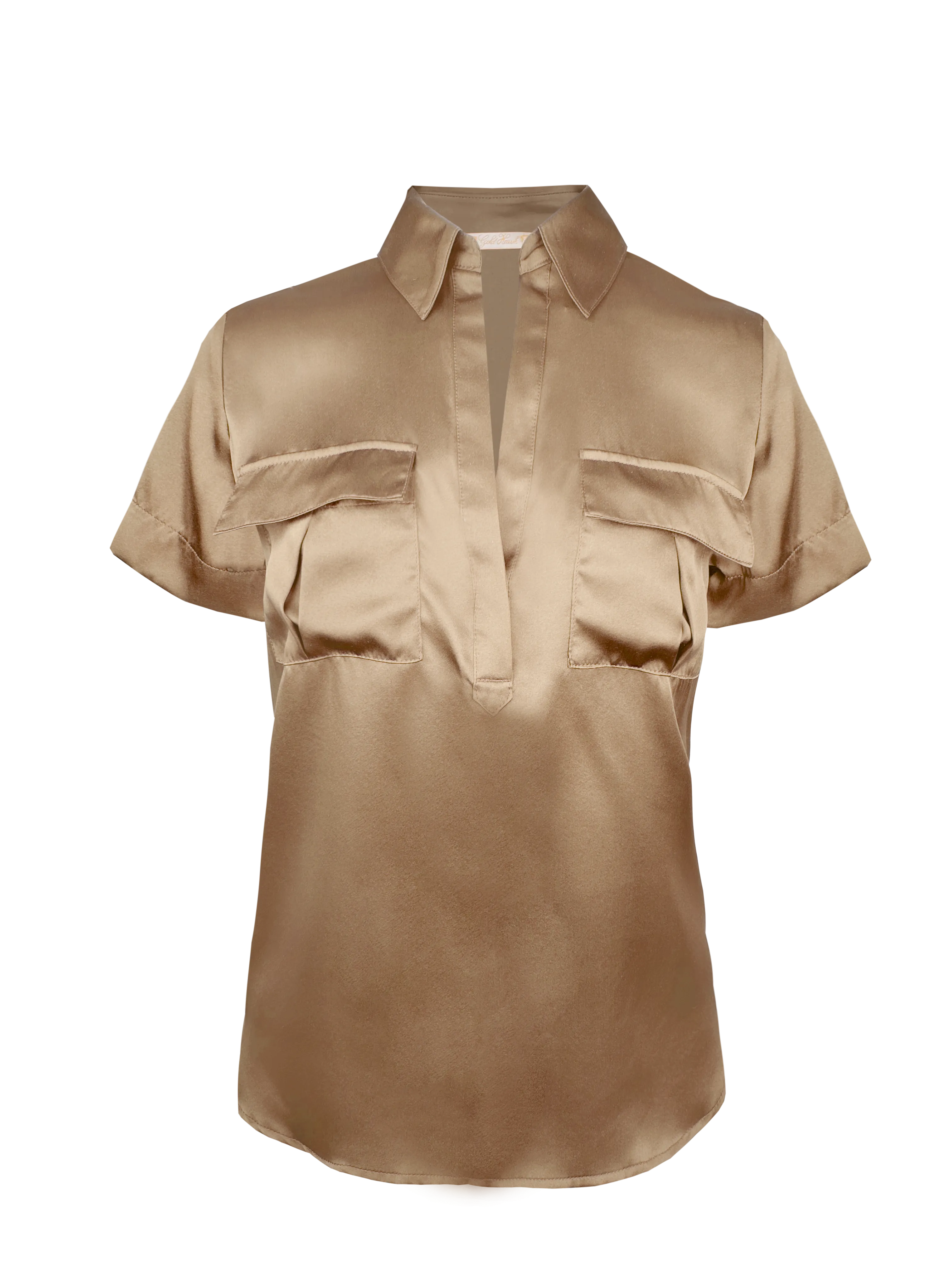 Safari Short Sleeve Henley - Dune Sand