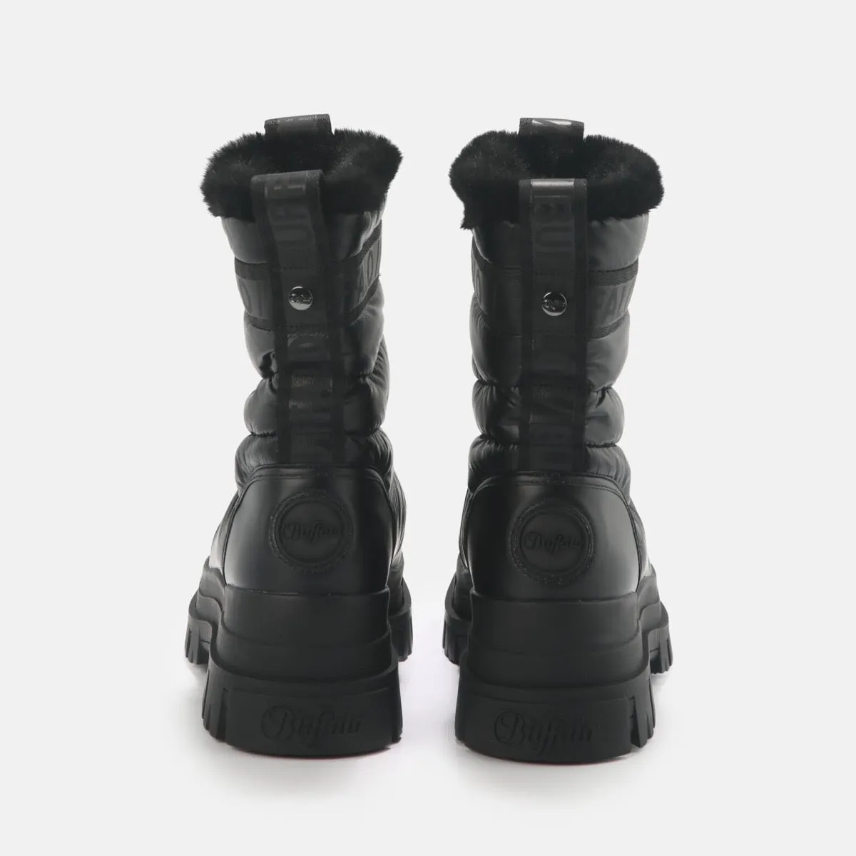 Scarpe BUFFALO Stivaletti Vegan linea Aspha Quilt colore Nero
