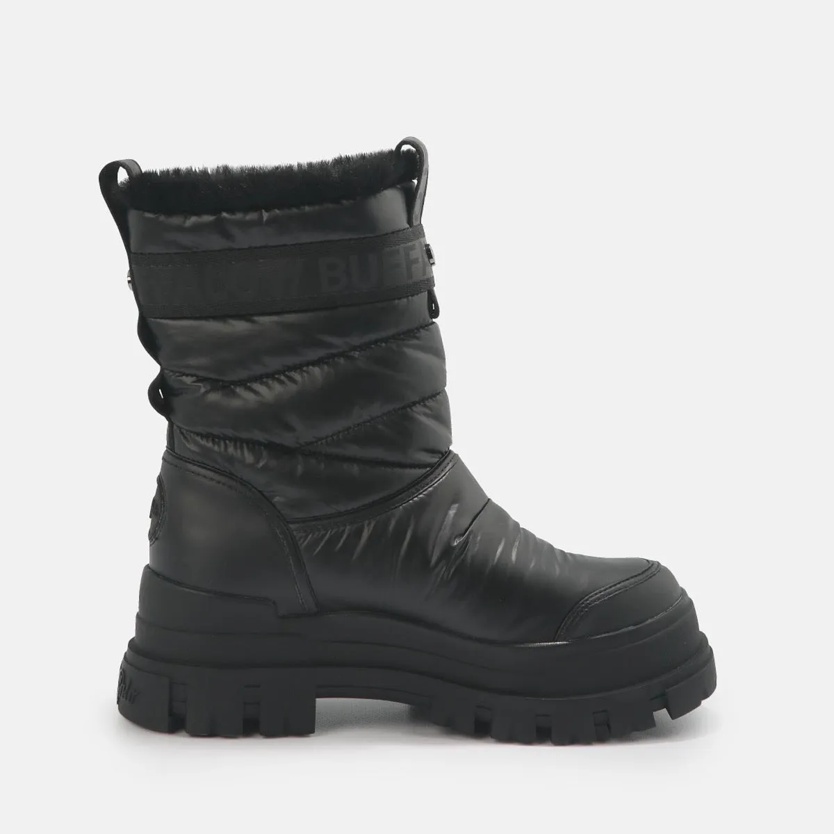 Scarpe BUFFALO Stivaletti Vegan linea Aspha Quilt colore Nero