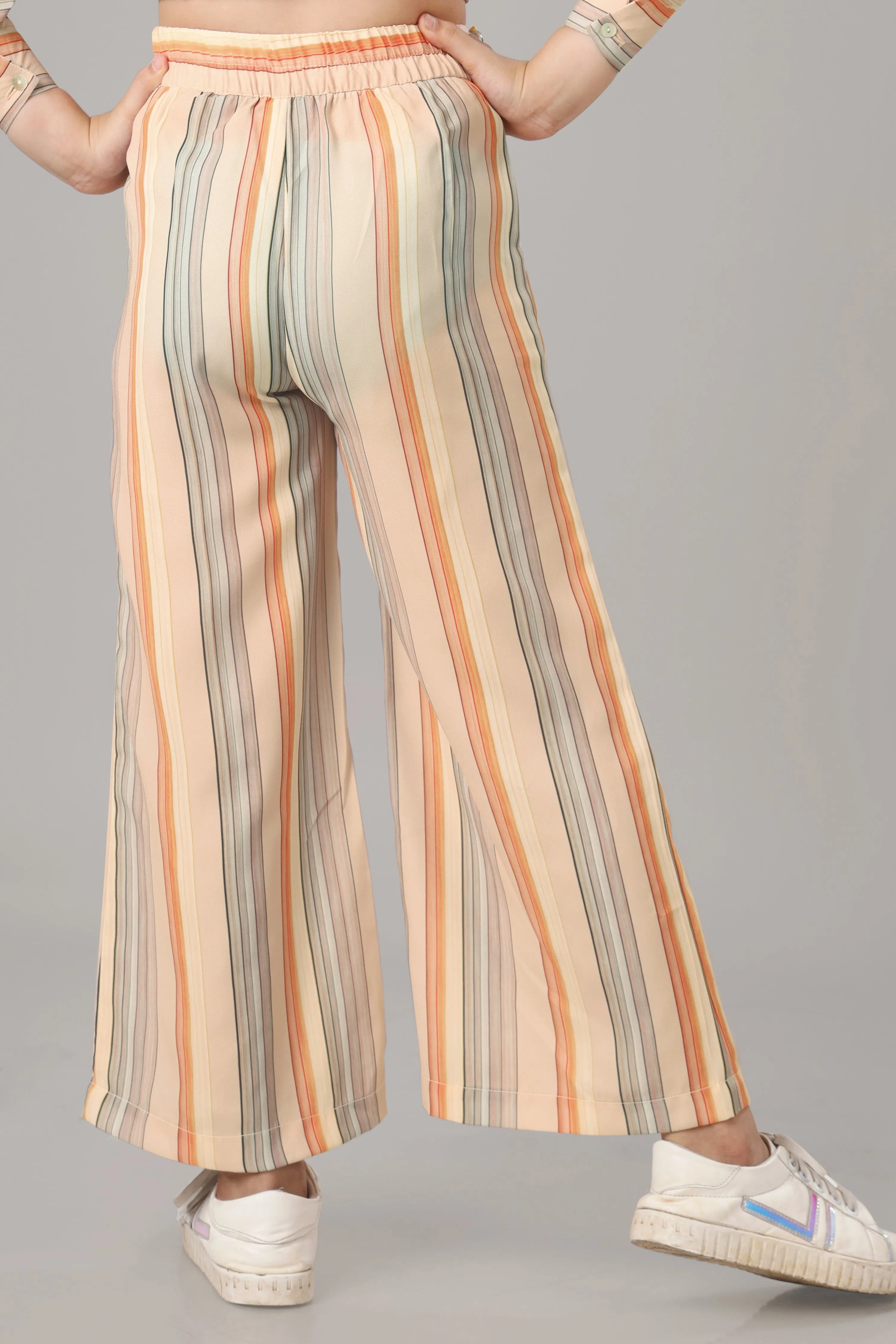 Trendy Stripes Bottom For Girls