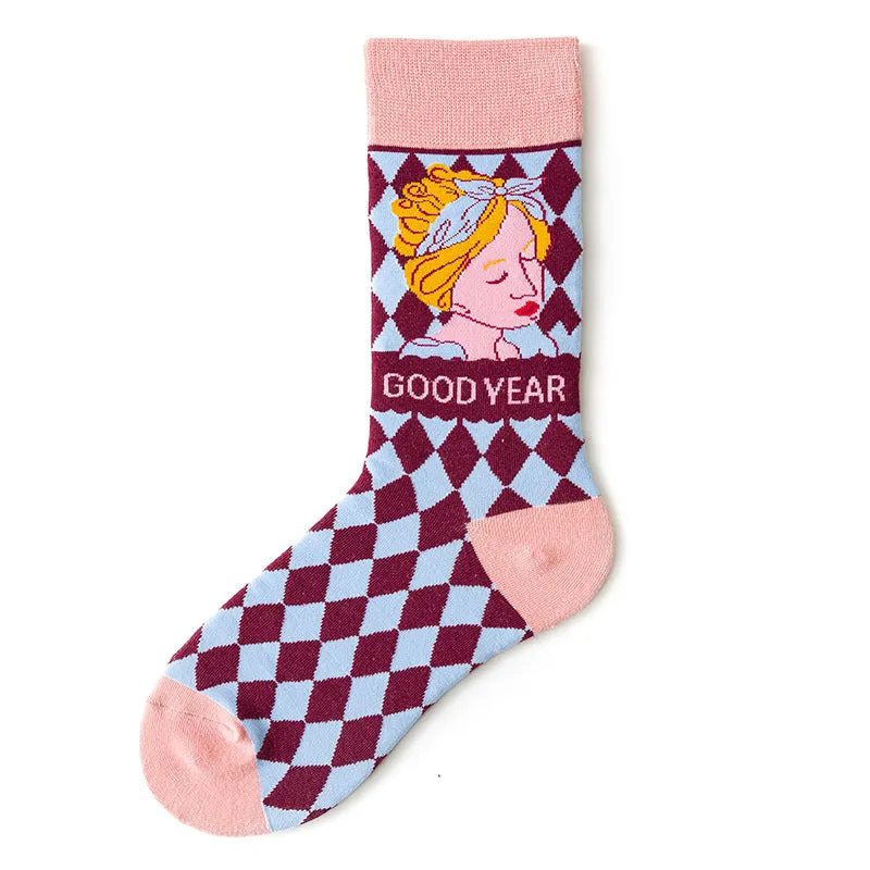 Unisex Fashion Cotton Crew Socks