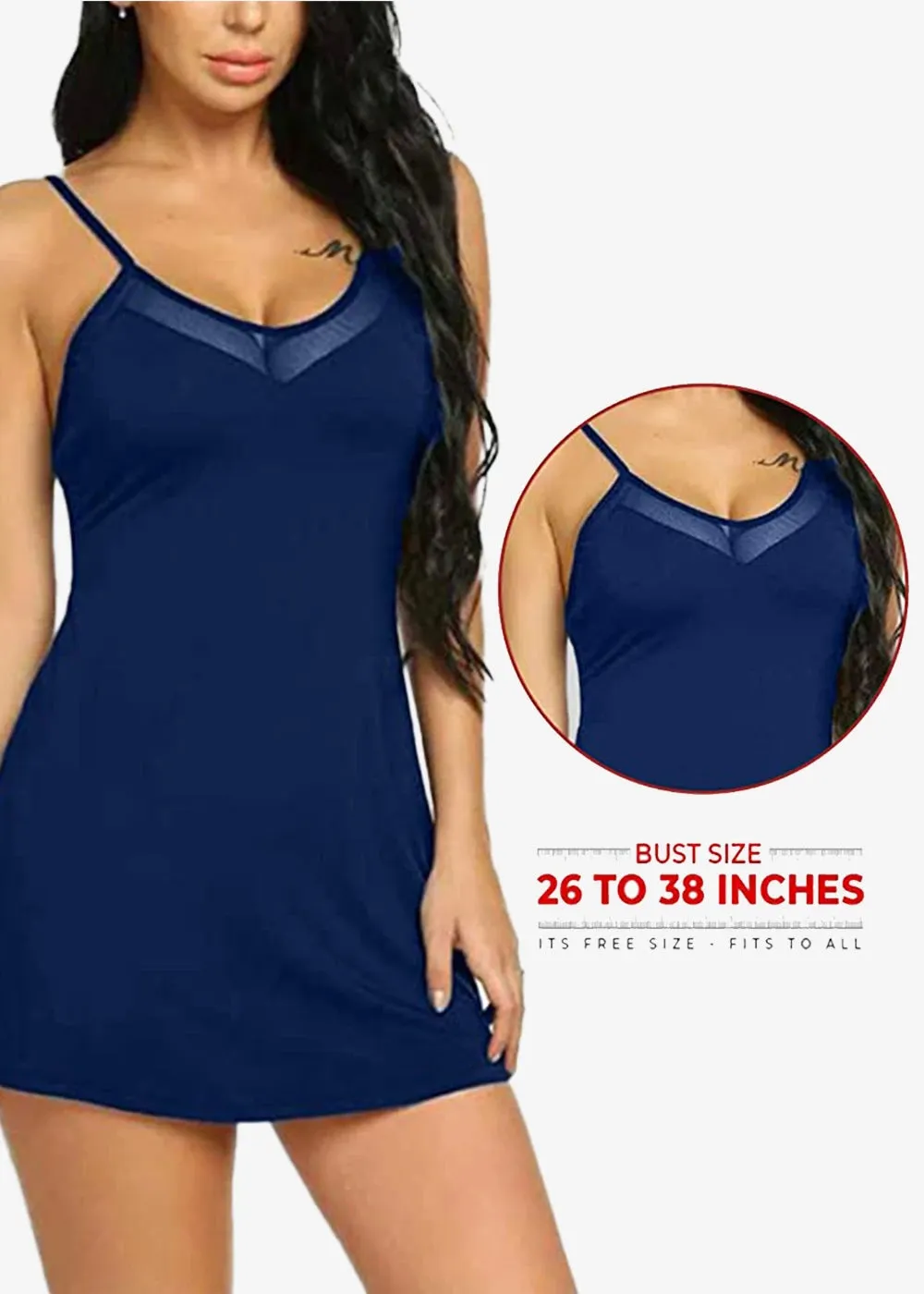 WOMEN'S CHEMISE STYLE BABYDOLL LINGERIE
