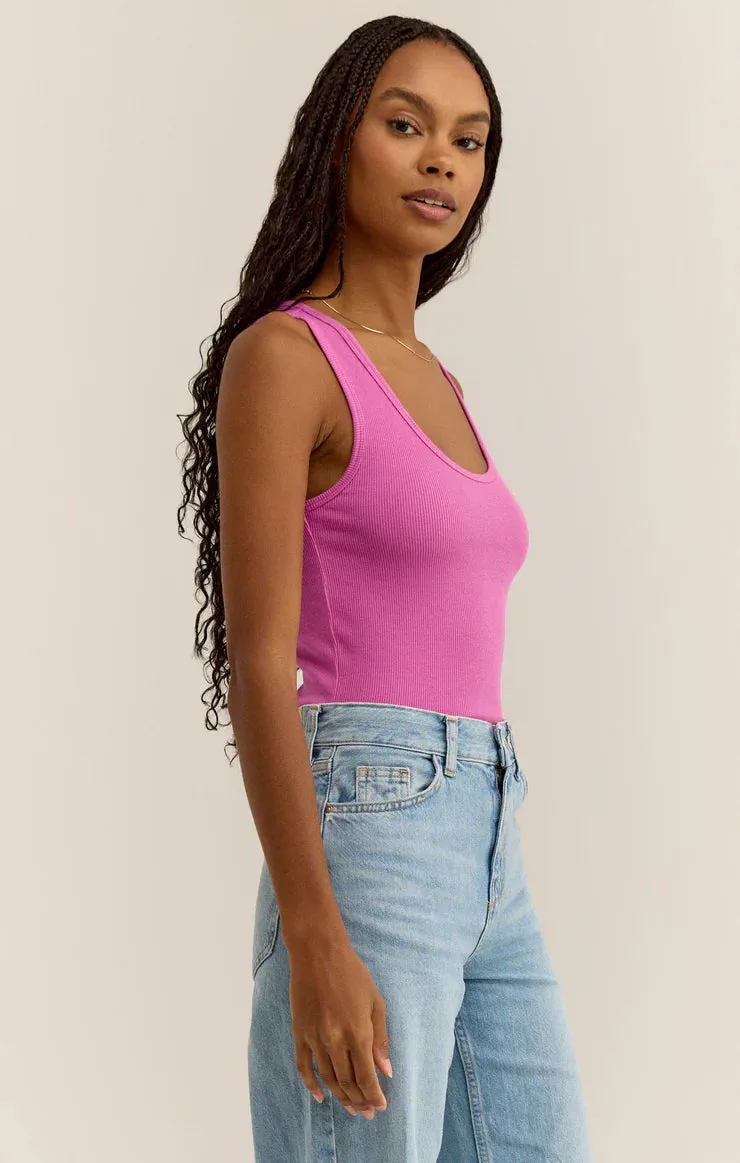 ZSU Essy Ribbed Tank in Raspberry